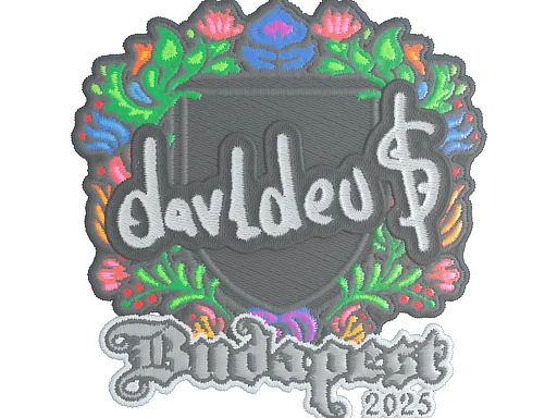 Sticker | dav1deuS (Embroidered) | Budapest 2025