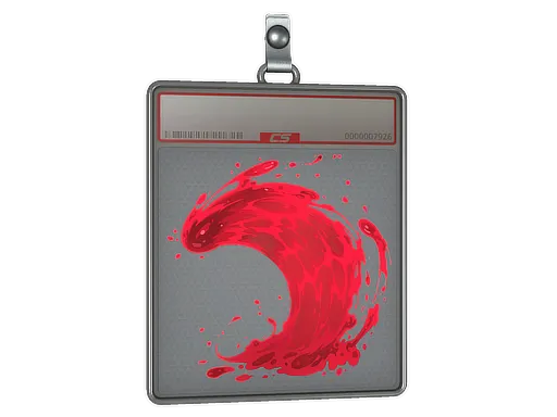 Sticker Slab | Ruby Wave (Lenticular)