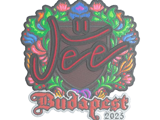 Sticker | Jee (Embroidered) | Budapest 2025