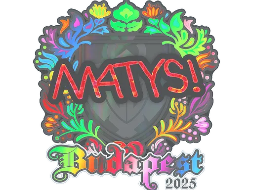 Sticker | MATYS (Holo) | Budapest 2025