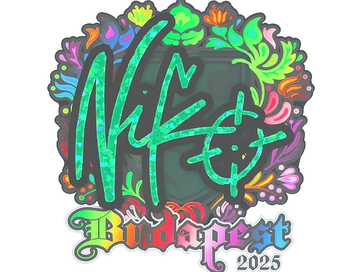 Sticker | NiKo (Holo) | Budapest 2025