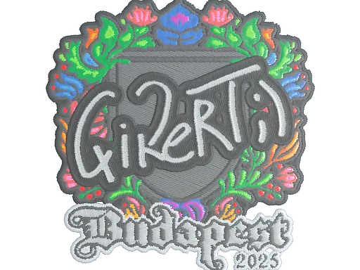 Sticker | qikert (Embroidered) | Budapest 2025