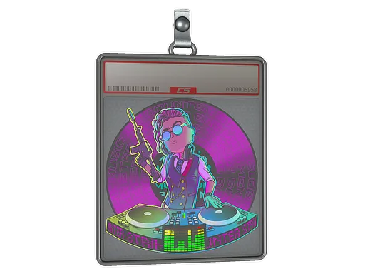 Sticker Slab | DJ Safecracker (Lenticular)