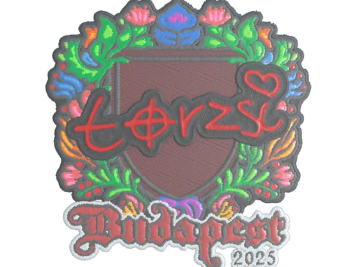 Sticker | torzsi (Embroidered) | Budapest 2025