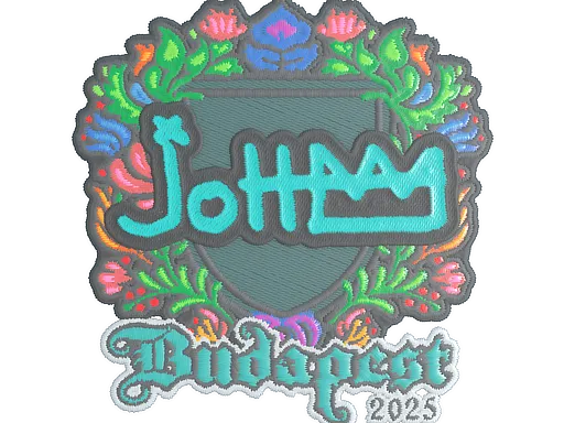 Sticker | jottAAA (Embroidered) | Budapest 2025