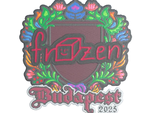 Sticker | frozen (Embroidered) | Budapest 2025