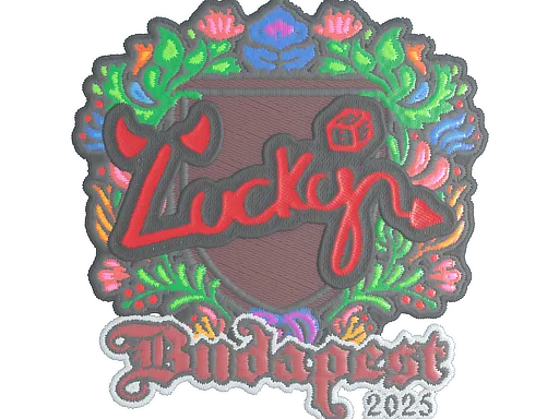 Sticker | Lucky (Embroidered) | Budapest 2025