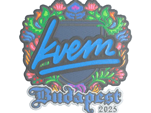 Sticker | Kvem (Embroidered) | Budapest 2025