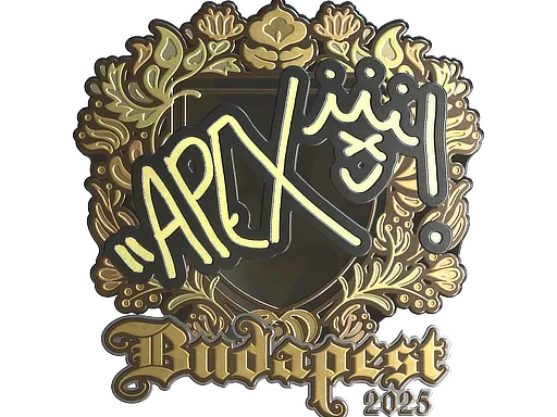 Sticker | apEX (Gold) | Budapest 2025