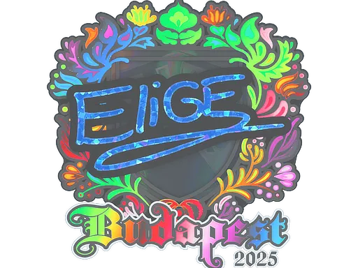 Sticker | EliGE (Holo) | Budapest 2025
