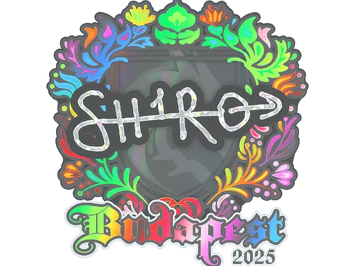 Sticker | sh1ro (Holo) | Budapest 2025