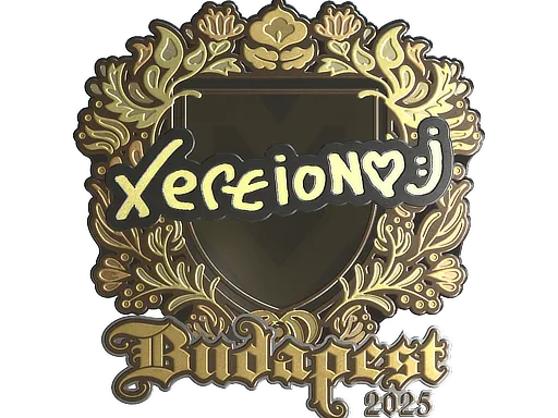 Sticker | xertioN (Gold) | Budapest 2025