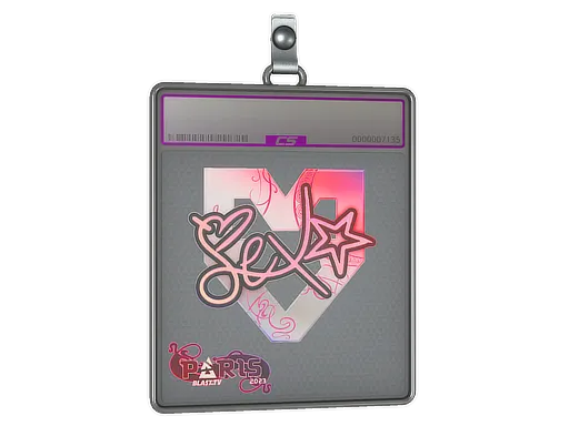 Sticker Slab | dexter (Holo) | Paris 2023