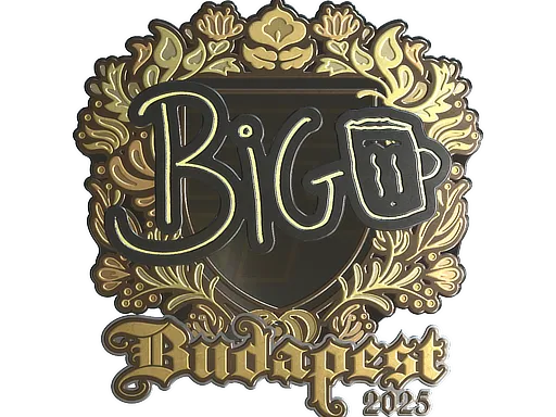 Sticker | biguzera (Gold) | Budapest 2025