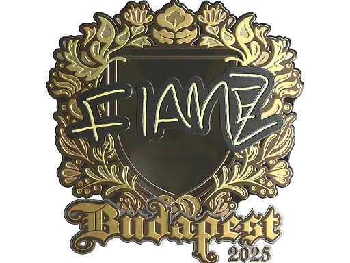 Sticker | FlameZ (Gold) | Budapest 2025
