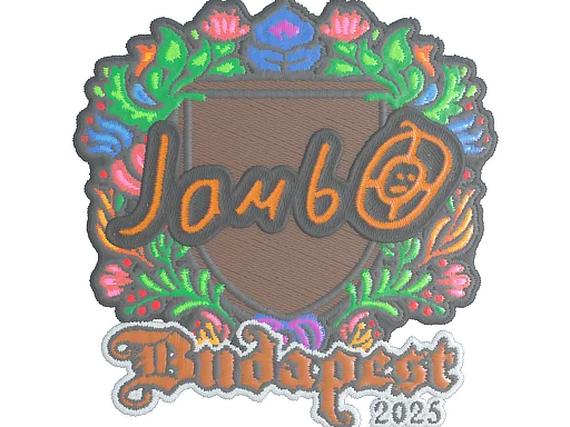 Sticker | jambo (Embroidered) | Budapest 2025