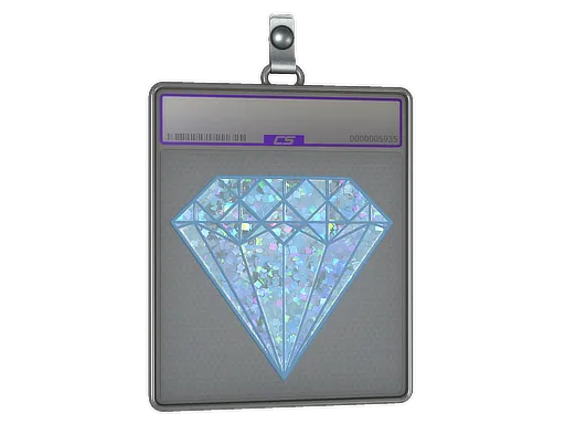 Sticker Slab | Blue Gem (Glitter)