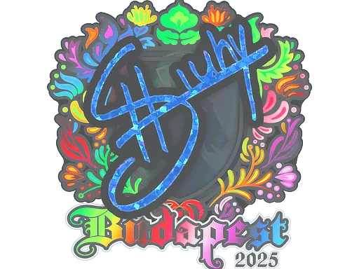 Sticker | siuhy (Holo) | Budapest 2025