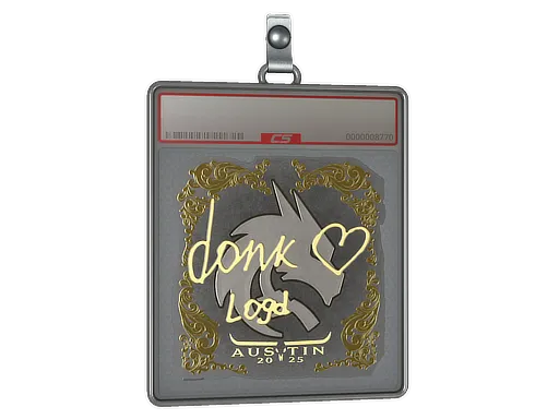 Sticker Slab | donk (Gold) | Austin 2025