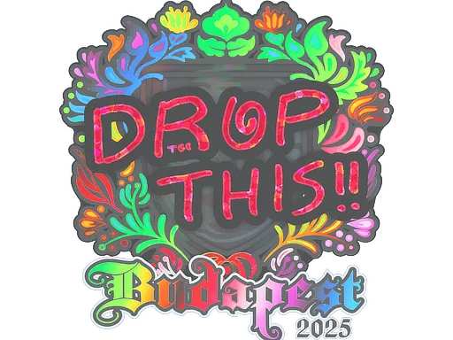 Sticker | drop (Holo) | Budapest 2025