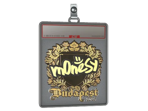 Sticker Slab | m0NESY (Gold) | Budapest 2025