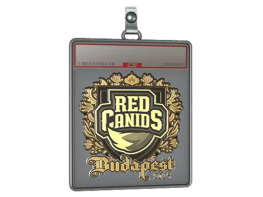 Sticker Slab | RED Canids (Gold) | Budapest 2025