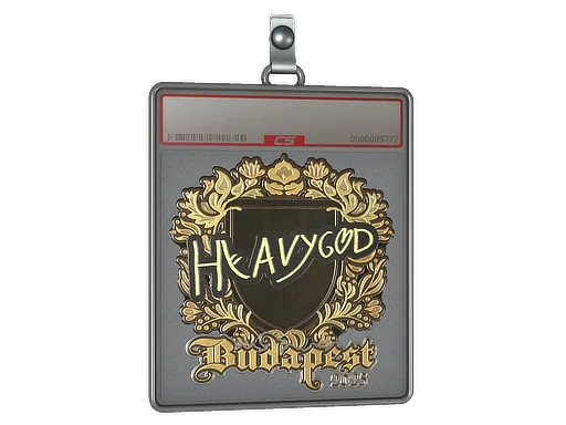 Sticker Slab | Heavygod (Gold) | Budapest 2025