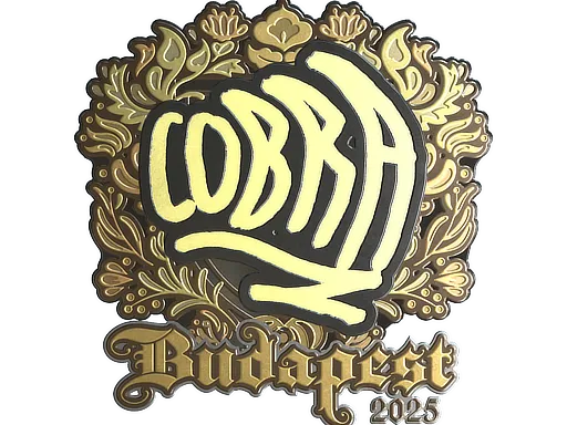 Sticker | cobra (Gold) | Budapest 2025