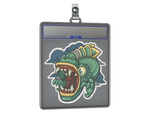 Sticker Slab | Baby Fire Serpent