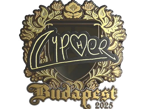 Sticker | Cypher (Gold) | Budapest 2025