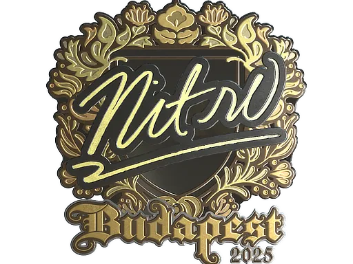 Sticker | nitr0 (Gold) | Budapest 2025