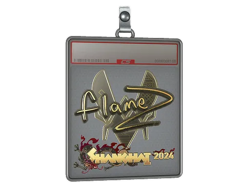 Sticker Slab | FlameZ (Gold) | Shanghai 2024