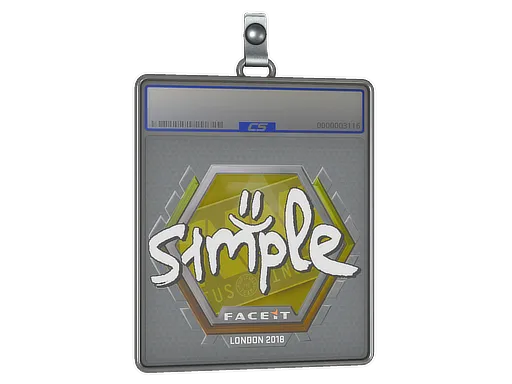 Sticker Slab | s1mple | London 2018