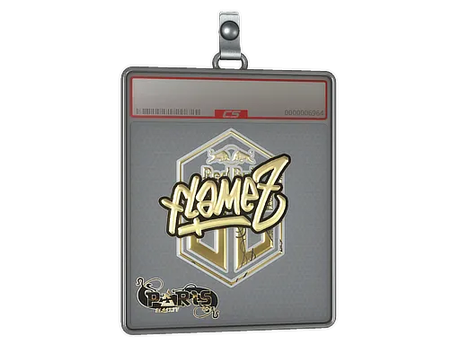 Sticker Slab | FlameZ (Gold) | Paris 2023