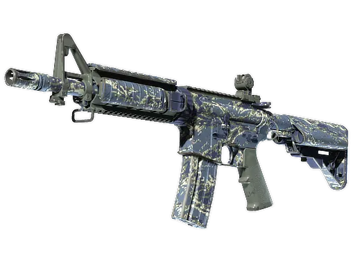 M4A4 | Naval Shred Camo (Well-Worn)
