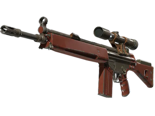 G3SG1 | Red Jasper (Field-Tested)