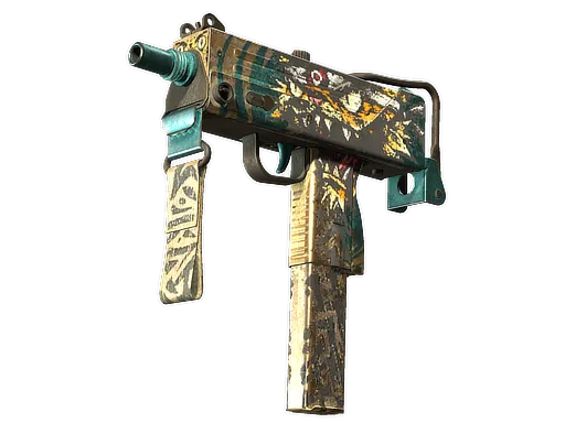 MAC-10 | Cat Fight (Battle-Scarred)
