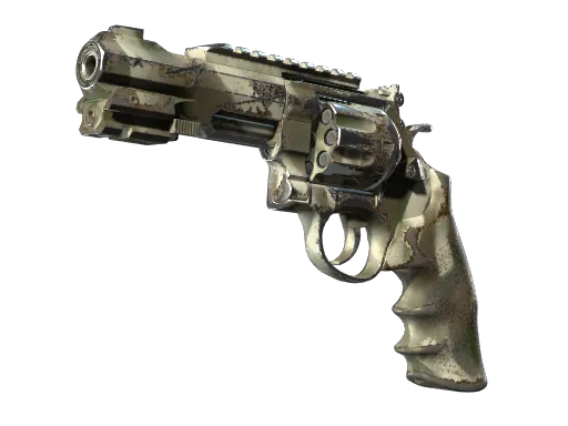 R8 Revolver | Bone Mask (Well-Worn)