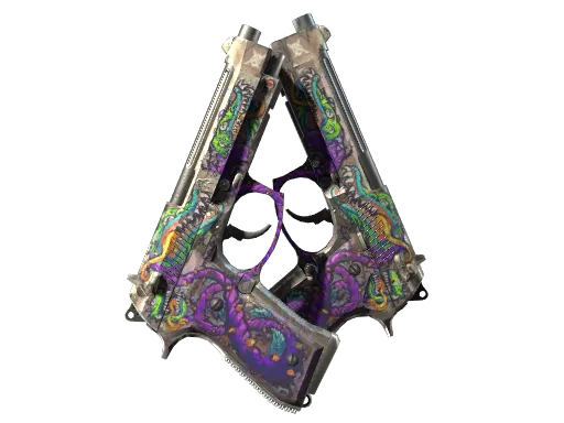 Dual Berettas | Flora Carnivora (Battle-Scarred)