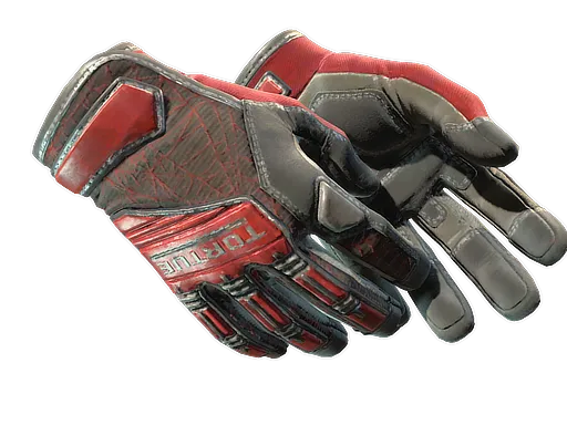 ★ Specialist Gloves | Crimson Web (Minimal Wear)