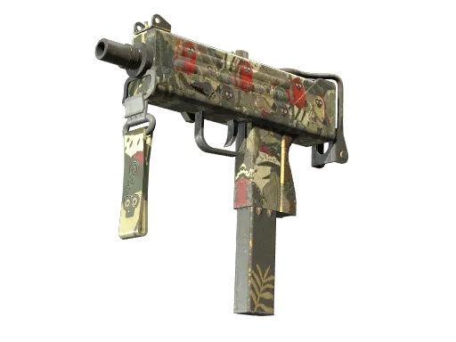 MAC-10 | Monkeyflage (Battle-Scarred)