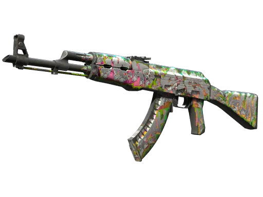 StatTrak™ AK-47 | Head Shot (Well-Worn)