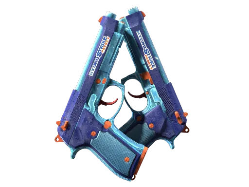 Dual Berettas | Hydro Strike (Minimal Wear)