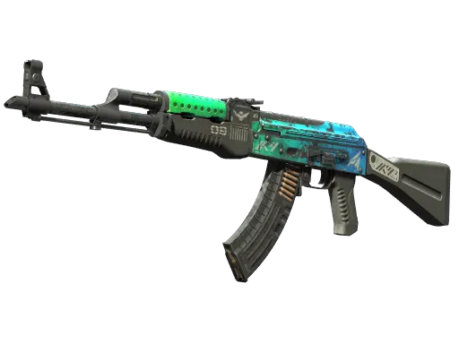 StatTrak™ AK-47 | Ice Coaled (Battle-Scarred)