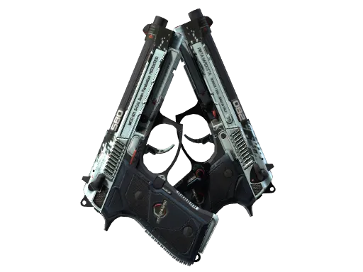 StatTrak™ Dual Berettas | Dezastre (Field-Tested)