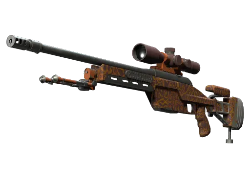 SSG 08 | Orange Filigree (Factory New)