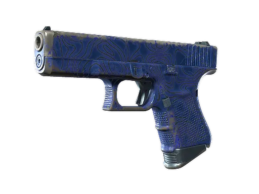 Glock-18 | Ocean Topo (Well-Worn)