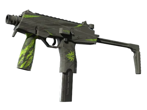 MP9 | Deadly Poison (Battle-Scarred)