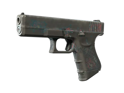 Glock-18 | Teal Graf (Battle-Scarred)