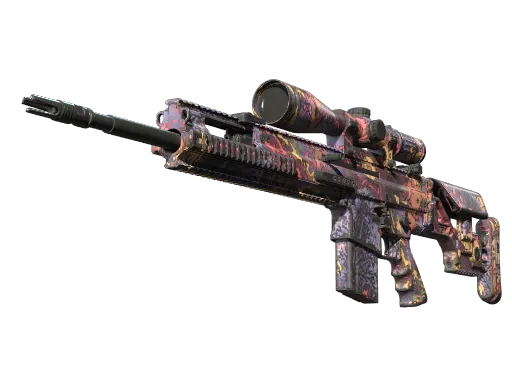 SCAR-20 | Poultrygeist (Well-Worn)